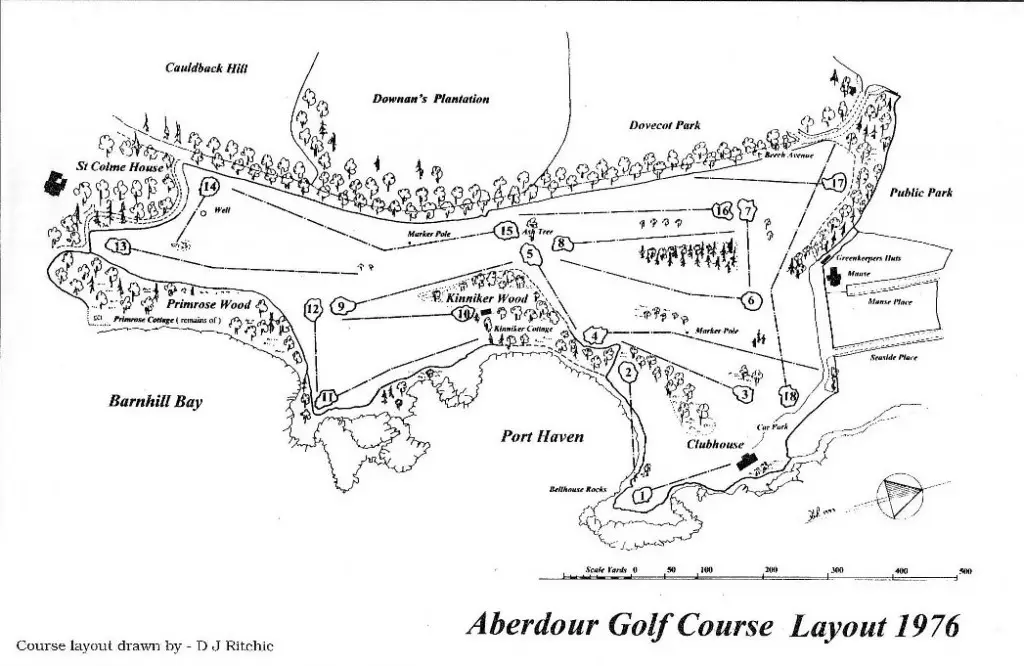Course Layout 1976