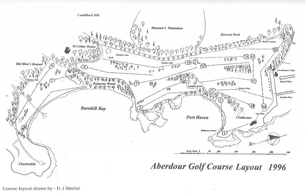 Course Layout 1996